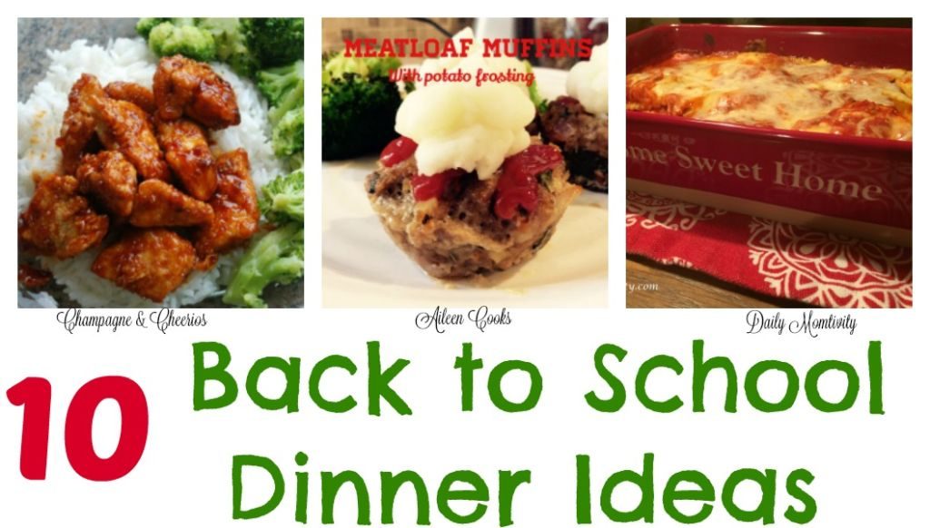 Back to School Dinners
