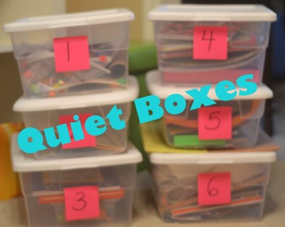 Quiet Boxes for Kids