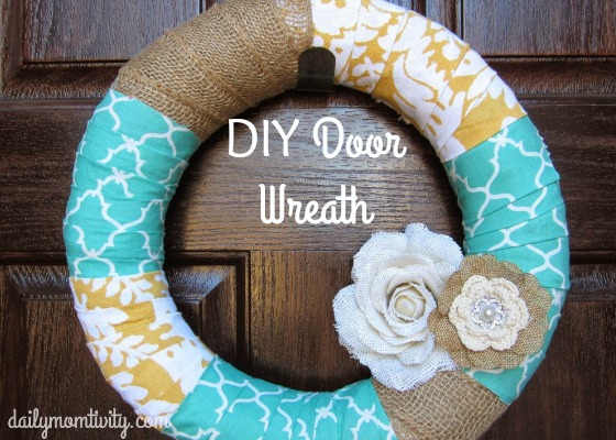 Easy DIY front door wreath!