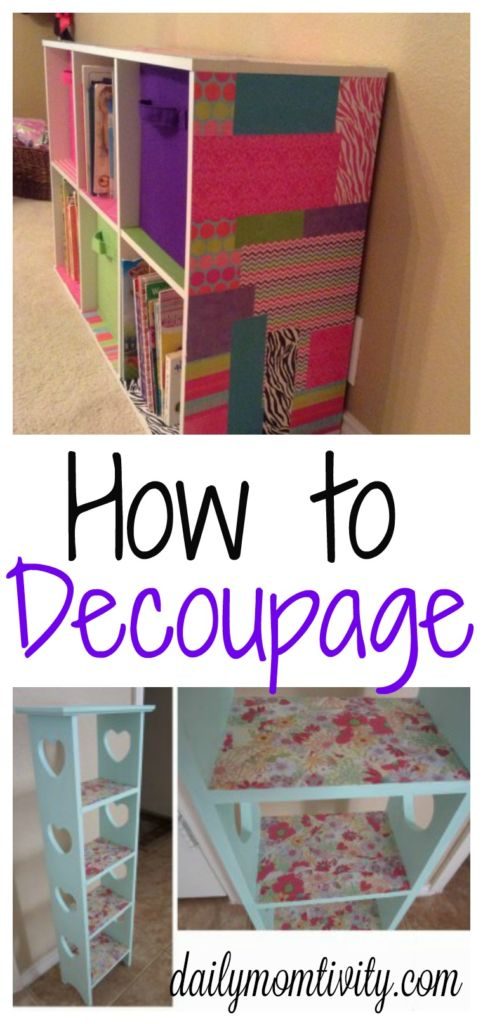 A simple introduction to DIY decoupage https://dailymomtivity.com