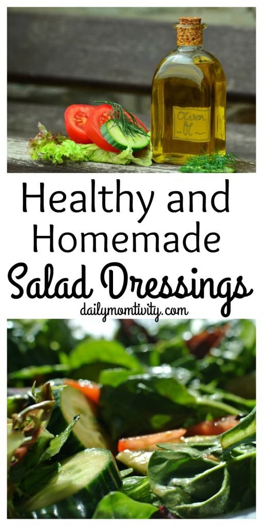 Healthy and Homemade Salad dressings including my go-to vinegarette dressing