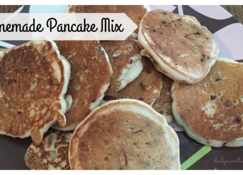 Homemade pancake mix is easy to do and a makes delicious pancakes everytime!
