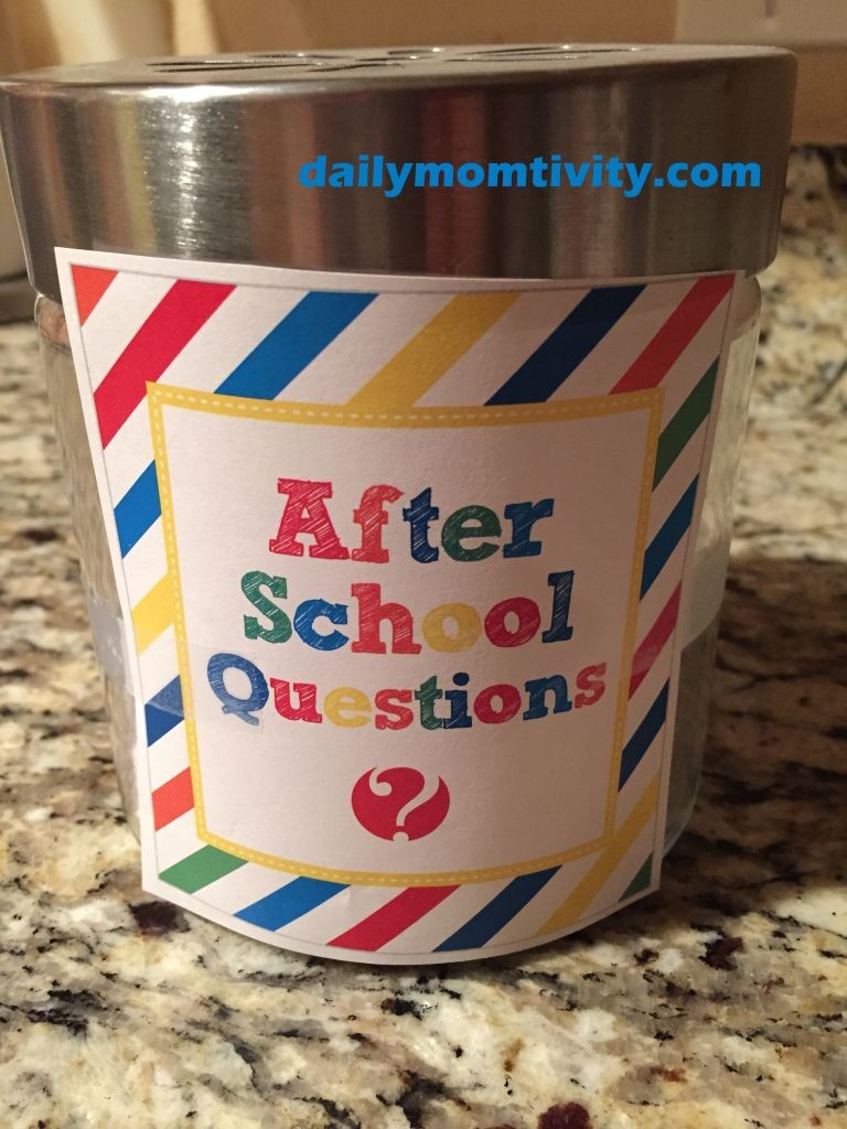 dailymomtivity, after school ?'s from how does she