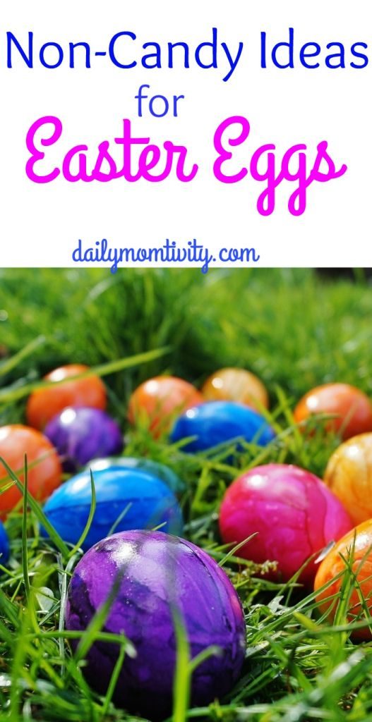A great list of non-candy items for your Easter Egg hunts!