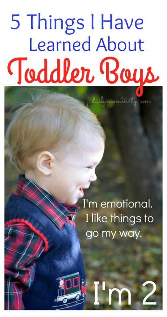 5 Things I Have Learned about Toddler Boys
