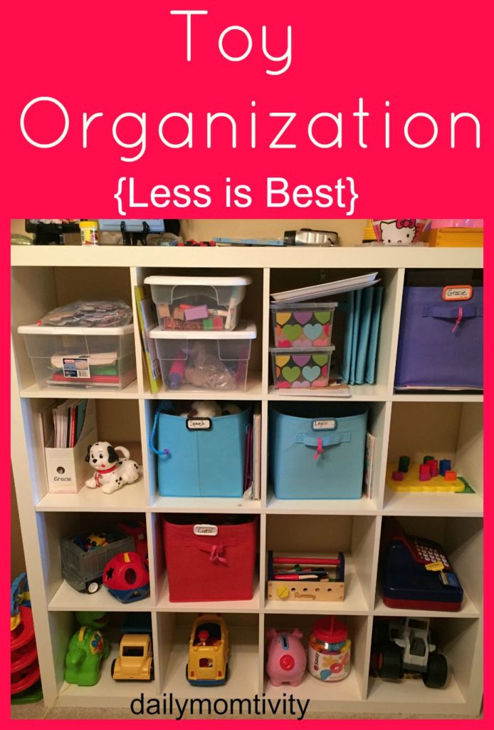 toy organization, dailymomtivity