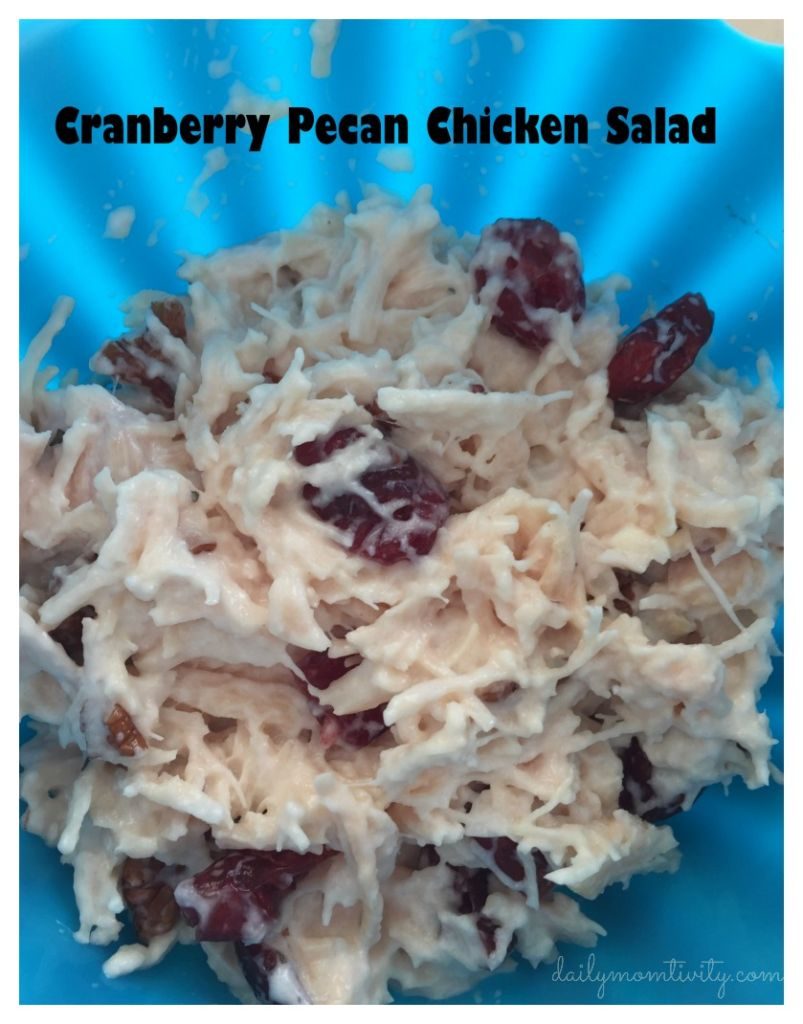 An easy chicken salad that is full of flavor