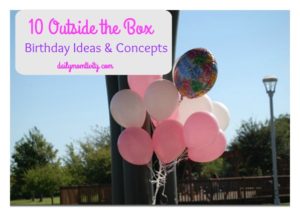 10 Outside the Box Birthday Locations and Concepts