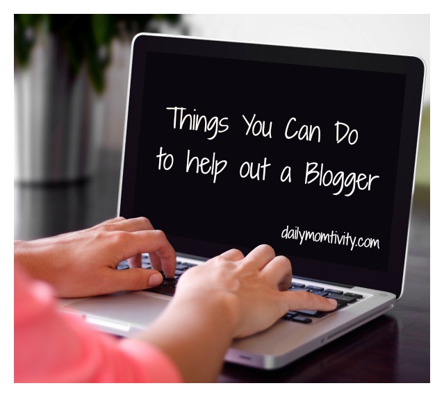 Things You Can Do to Help a Blogger Friend
