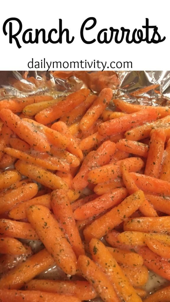 Ranch carrots have all the ranch flavor and kids will eat them up!