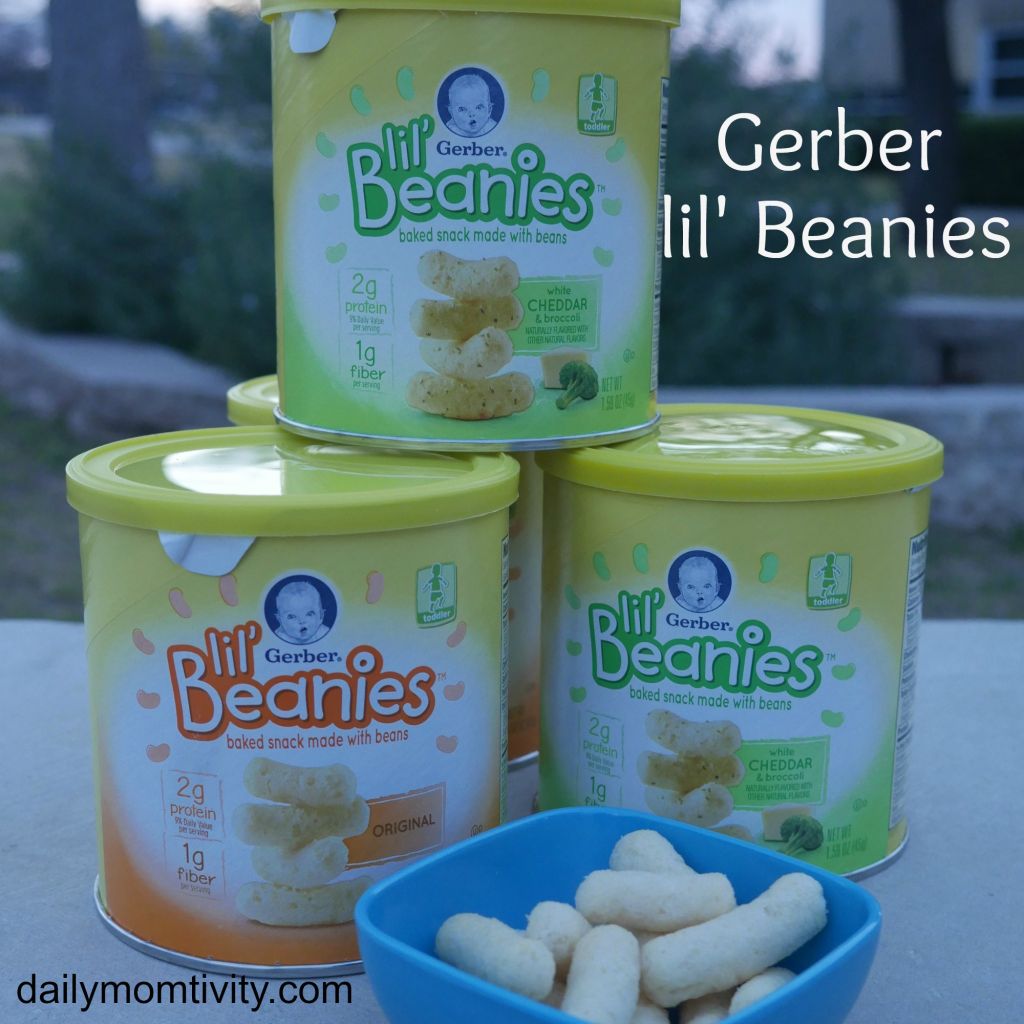 Gerber lil'beanies make the best toddler snacks! Great tasting and full of protein thanks to the navy beans #gerberlilbeanies #ad