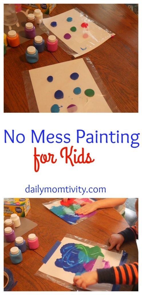 A fun kid's activity that makes NO Mess and they will love it!