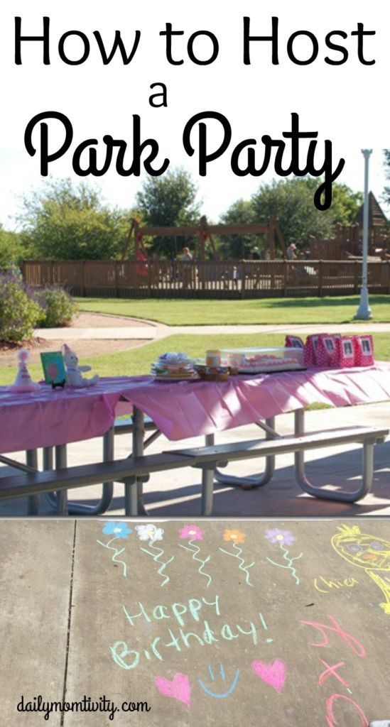 Looing for a cheap birthday party location? Try the park! It's usually free (or really cheap) and has built in fun for all ages. See all about how to host a playground birthday party https://dailymomtivity.com