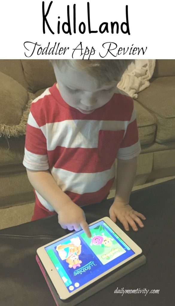 A fun toddler app called Kidloland that is filled with songs, games and fun for ages 1-5! https://dailymomtivity.com