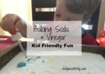 Baking Soda Vinegar Kid Activity