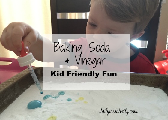 Baking Soda Vinegar Kid Activity