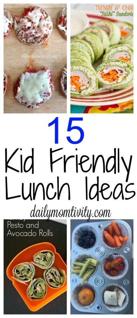 15 fun kid friendly lunch ideas. https://dailymomtivity.com