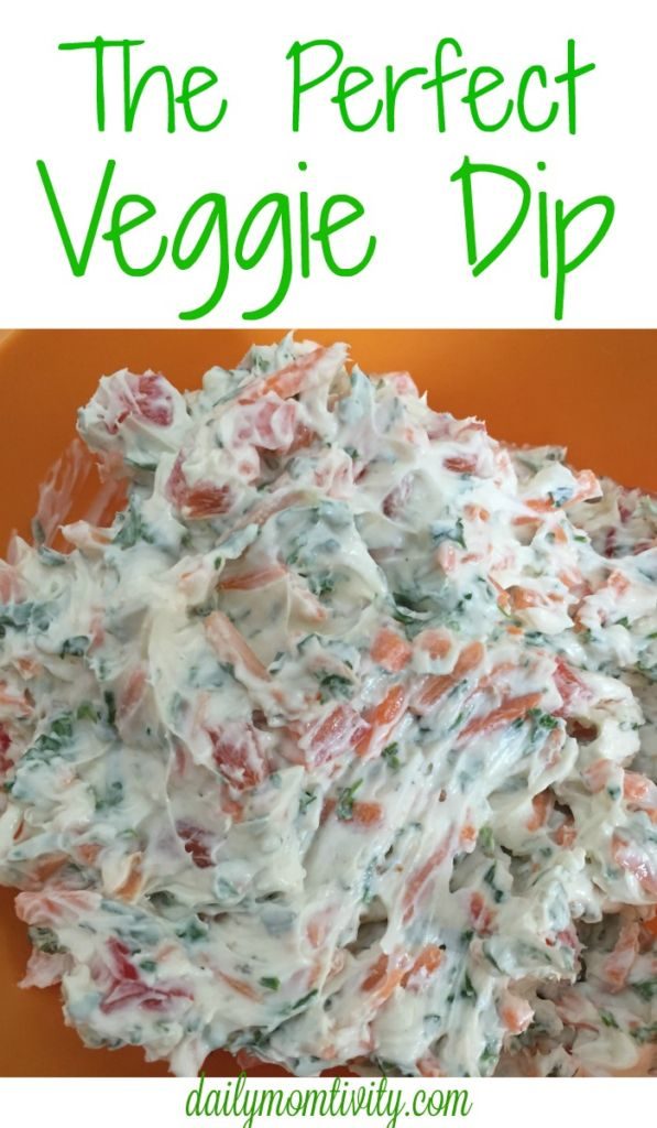 The perfect veggie dip for your next get together https://dailymomtivity.com