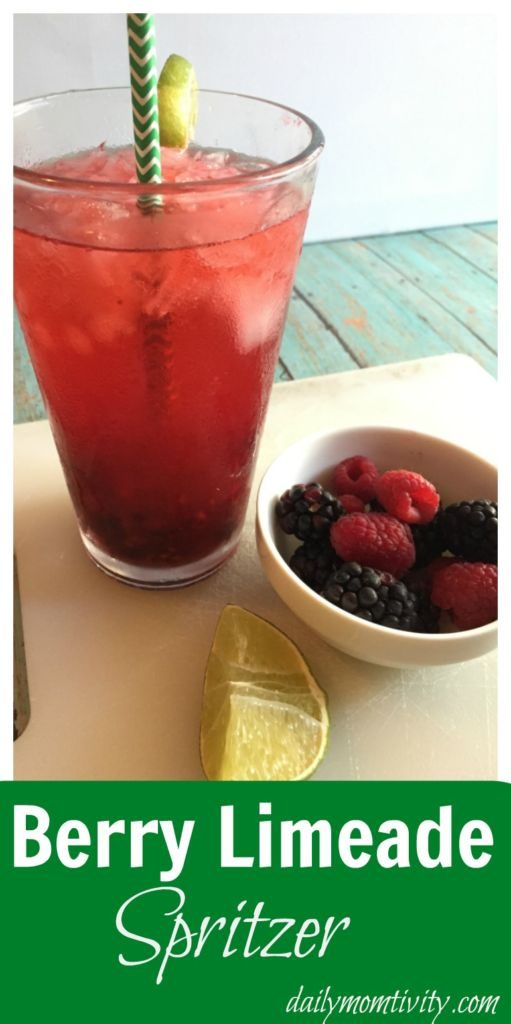 Try this yummy Berry Limeade Spritzer, perfect for your holiday party #NewWayToSparkle #ad