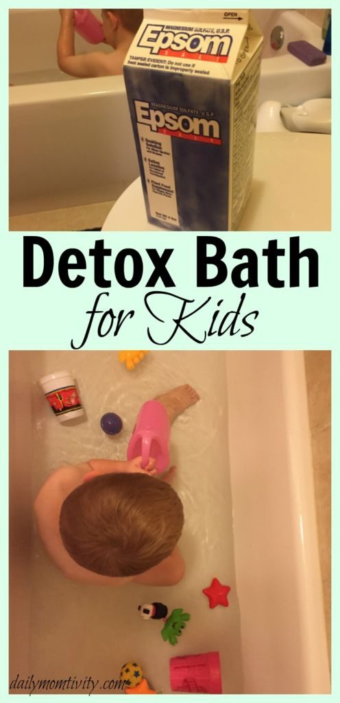 How to set up a detox bath for kids and reasons why it works!