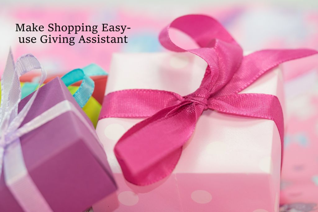 Giving Assistant- An Easy Way to Shop