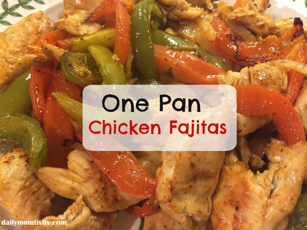 One pan chicken fajitas 