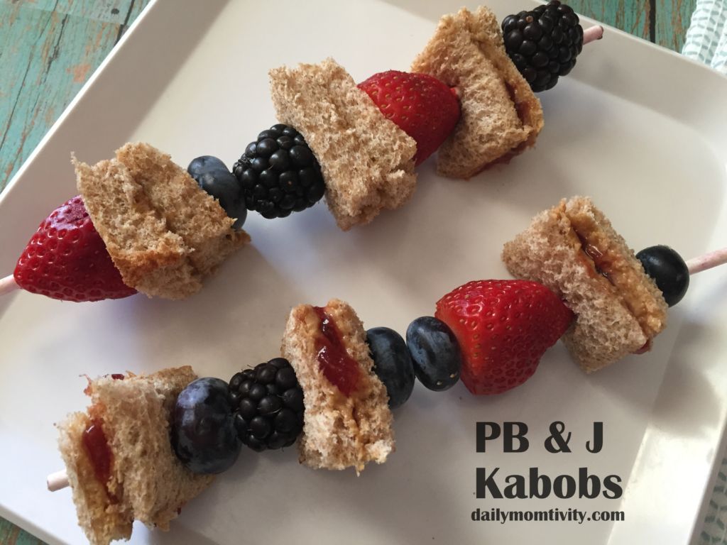 Peanut Butter & Jelly Kabobs