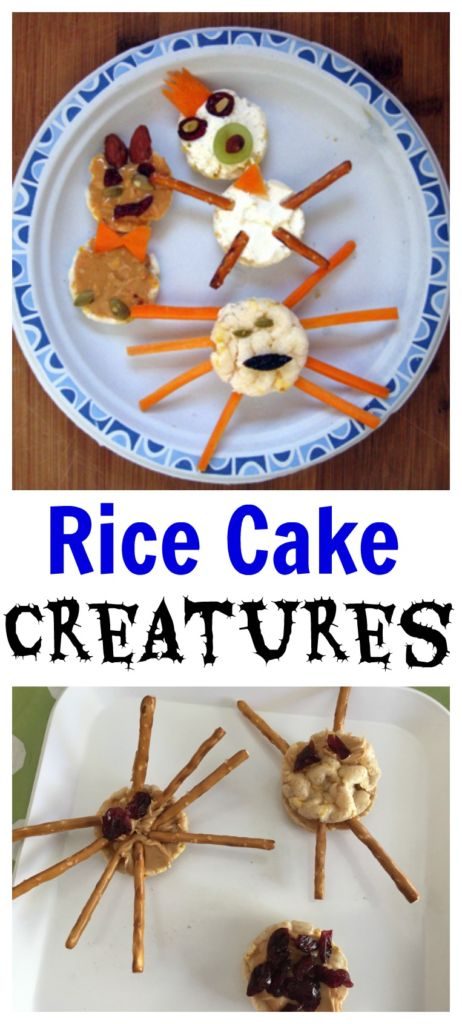 Your kids will love creating fun creatures using rice cakes and other snack supplies. Create and learn at the same time with this educational activity! 