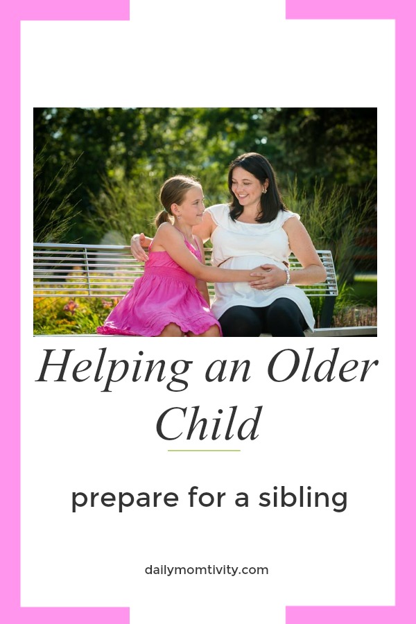 Helping an older child prepare for a sibling with these tips