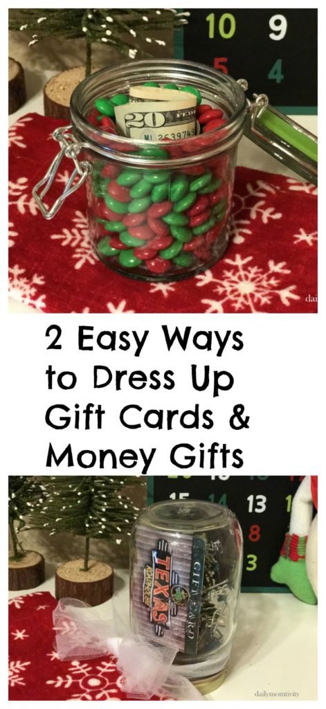 2 Easy Ways to Dress Up Gift Cards and Money Gifts 