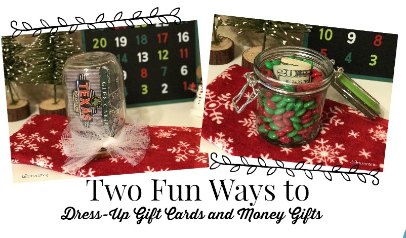 Two Easy Ways to Dress Up Gift Cards or Money Gifts