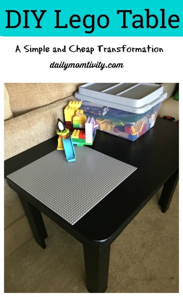 DIY Lego Table  Daily Momtivity