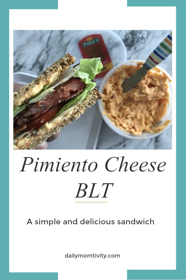 Pimiento Cheese BLT Sandwich, a delicious sandwich that is simple to make! Perfect for a picnic or for after a swim