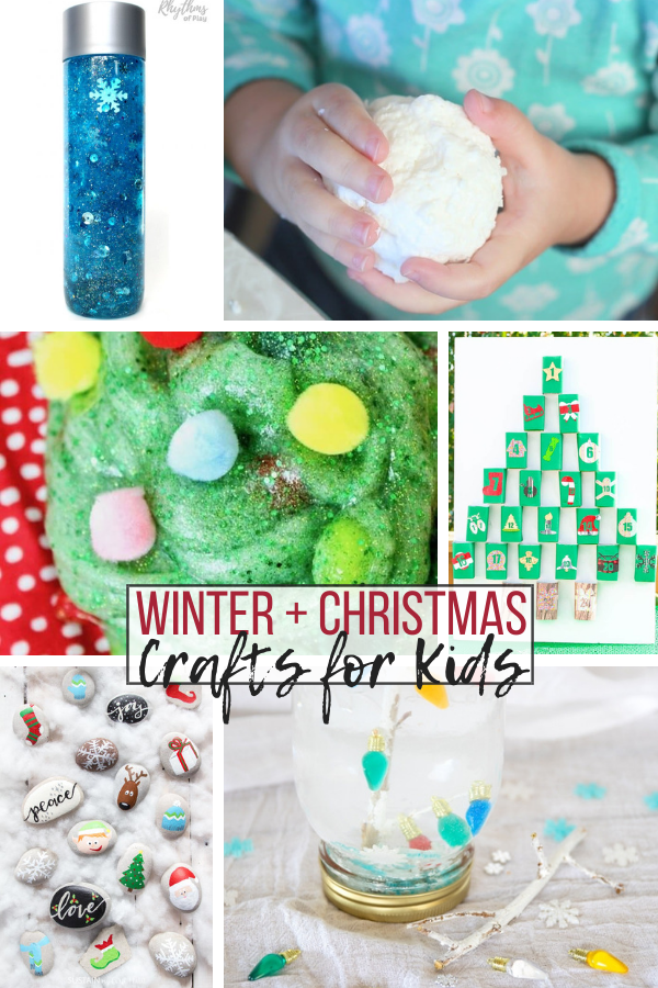 Over 20 winter and Christmas crafts for kids 