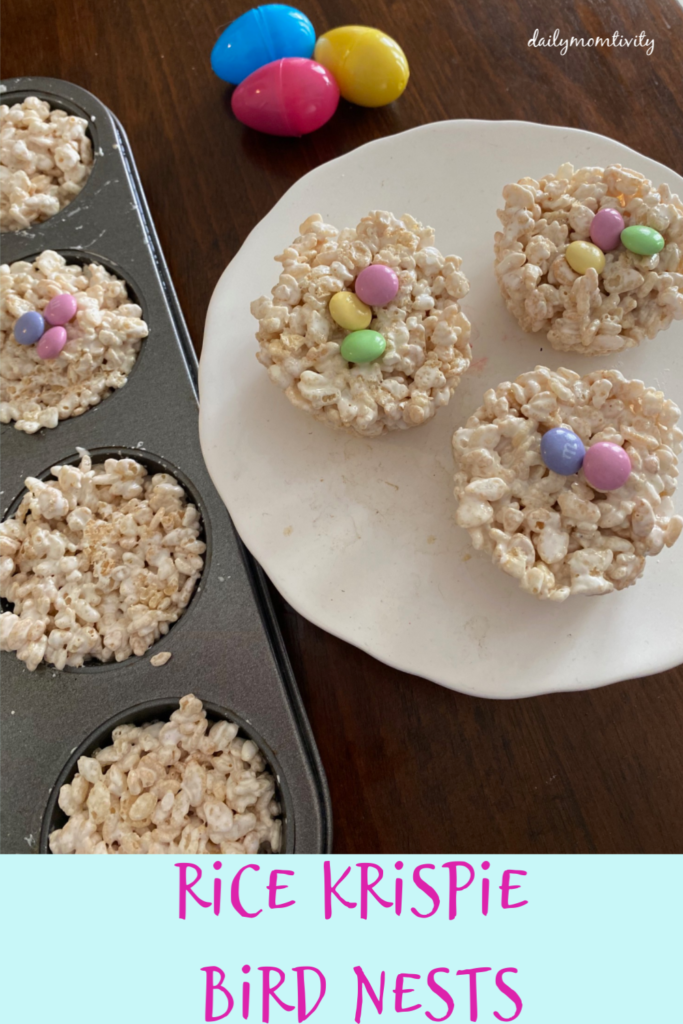 Rice Krispie Bird Nests, the perfect snack to make with kids this Easter