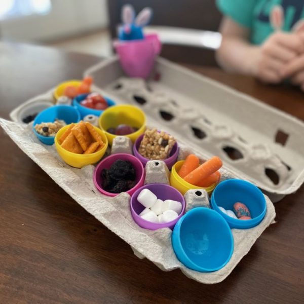 A Fun Easter Egg Snack Idea {Using Plastic Easter Eggs}