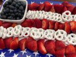 American Flag fruit tray