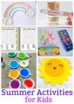 Bored Kids? You are in luck- these summer activities for kids will give you some new ideas to try to keep the kids having fun at home.