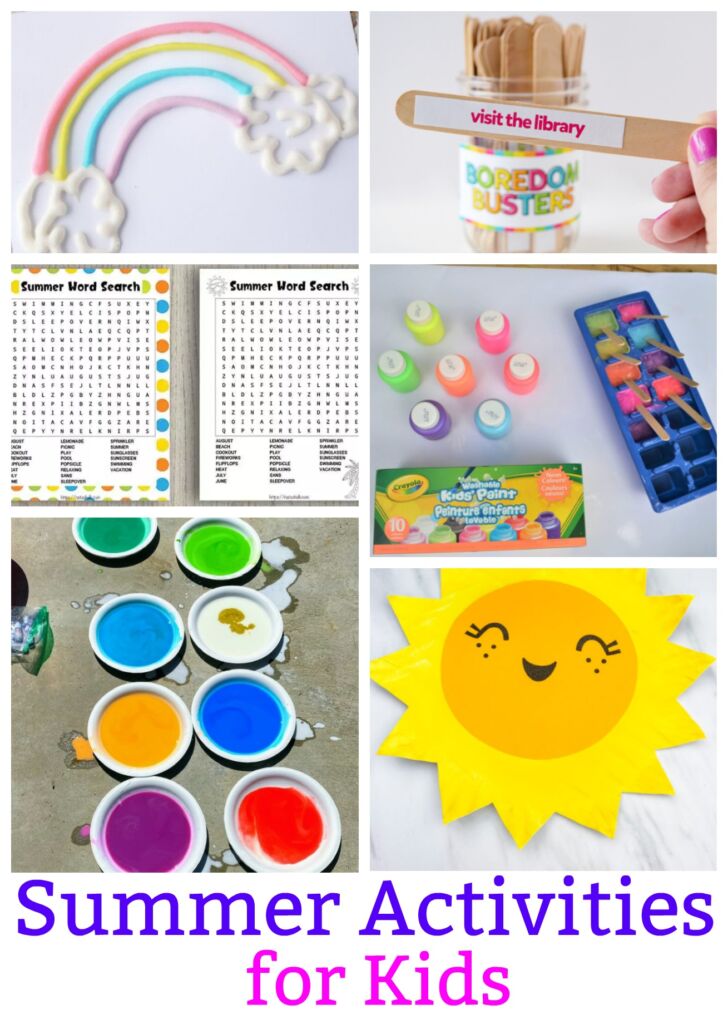 Bored Kids? You are in luck- these summer activities for kids will give you some new ideas to try to keep the kids having fun at home.